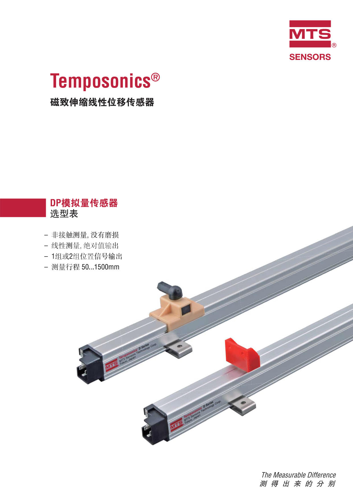 工业用途传感器|Temposonic® D系列传感器